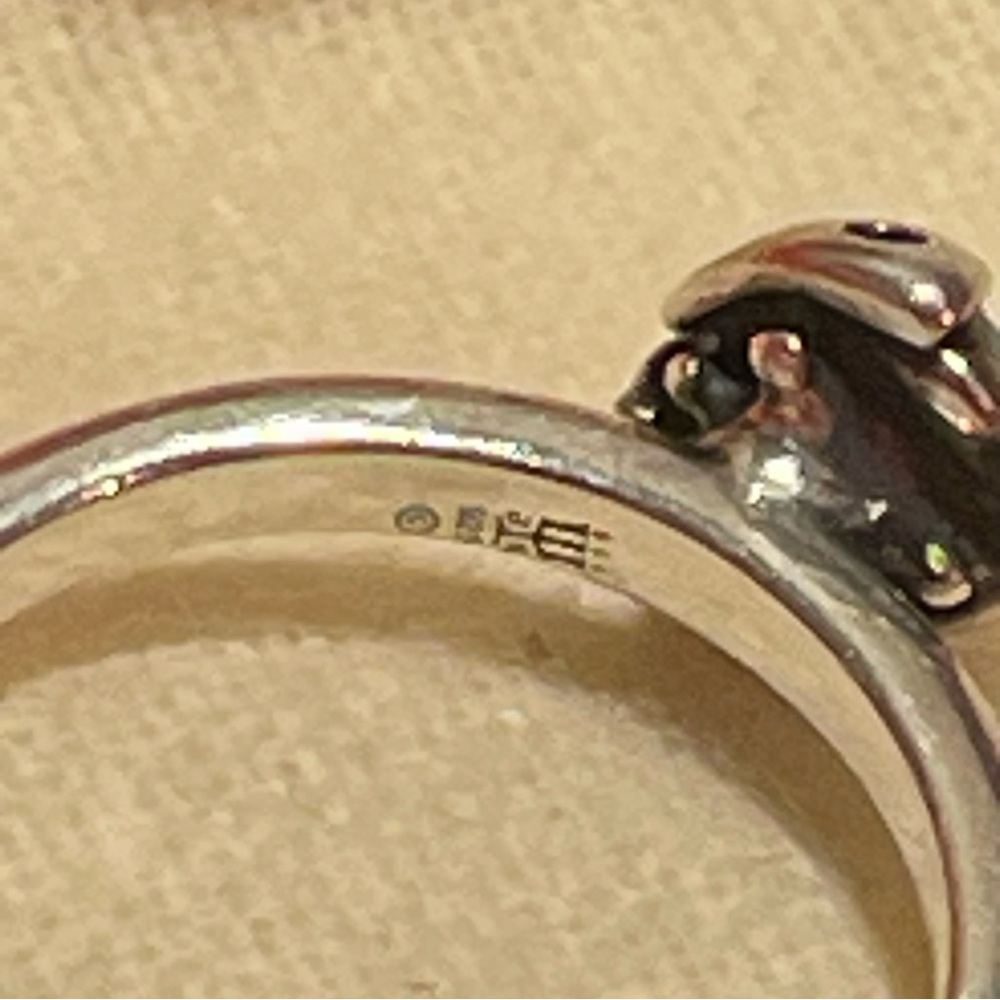 James Avery Silver Ladybug Ring - image 6